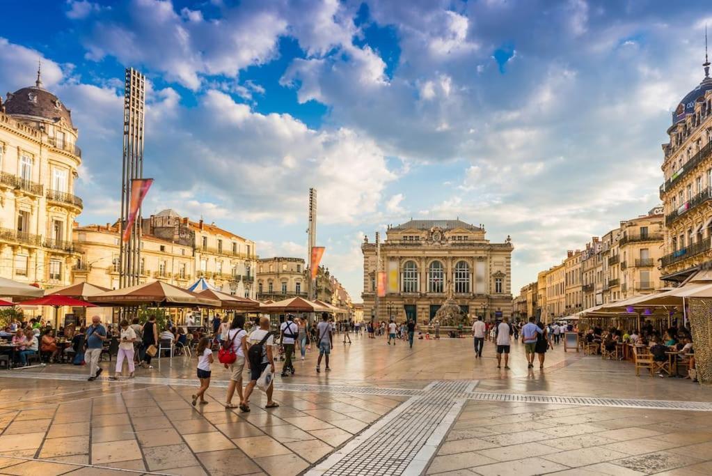 Nouveau - Appartement 100M2 Avec Terrasse A 1 Min De La Place De La Comedie Montpellier Zewnętrze zdjęcie